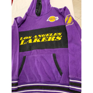 NBA LA Lakers Tracksuit Basketball Purple Hoodie Size Small